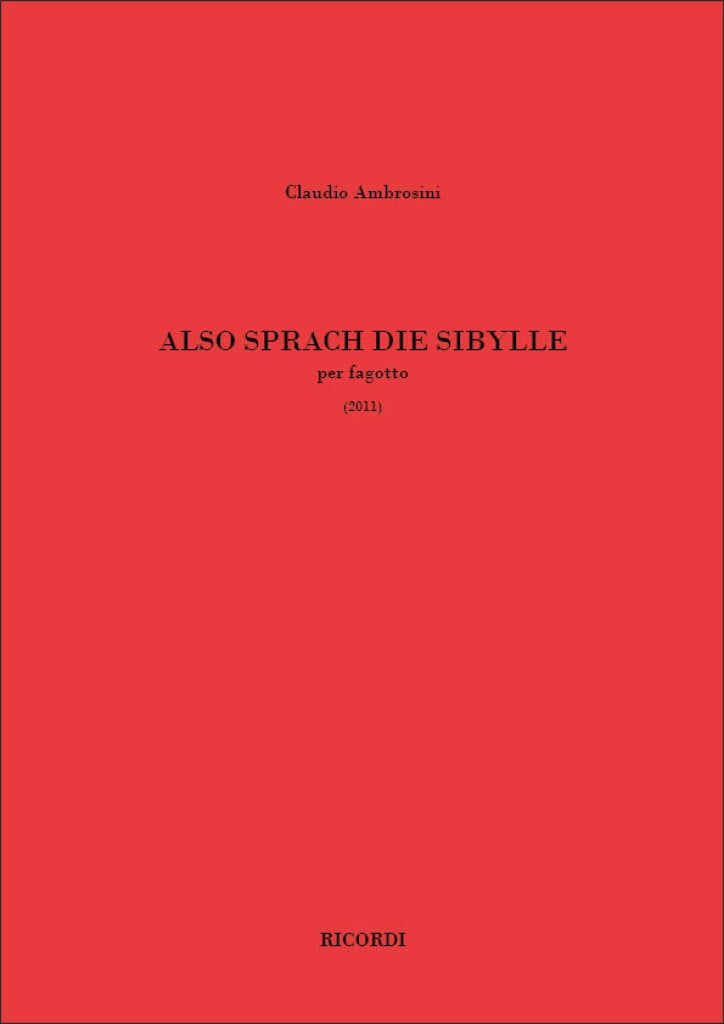 Also Sprach die Sibylle